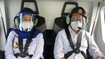 Pantau Arus Lain Pakai Helikopter, Menhub: Warga Jangan Lama di Rest Area