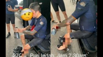 Pesepeda Dibegal di Kembangan, Polisi Gelar Olah TKP