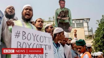 Puluhan Ribu Orang Demo di Bangladesh, Serukan Boikot Produk Prancis
