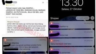 Beli Daster, Pembeli Kasih Ulasan Buruk Bilang Bajunya Sampah