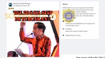 CEK FAKTA: Benarkah Presiden Jokowi Siap Diturunkan Tanggal 28?