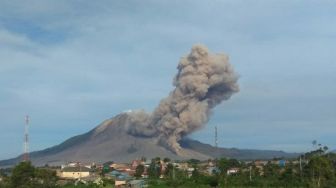 Erupsi Gunung Sinabung, 3 Kecamatan Terpapar Debu Vulkanik