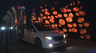 Cegah Covid-19, Perayaan Halloween di Los Angeles Digelar Drive Thru