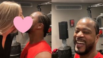 Cium Bibir Pacar Sambil Sit-up, Patrice Evra: Jangan Iri!