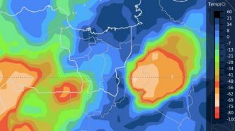 Sore Ini Jakarta, Bogor, Bekasi, Tangerang dan Depok Diterjang Hujan Deras