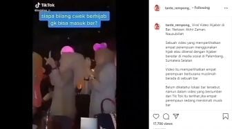 Viral Video Sekelompok Wanita Joget di Bar, Warganet: Lepas Aja Jilbabnya