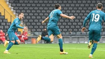 Gol Ibrahimovic Pastikan Kemenangan Milan di Markas Udinese