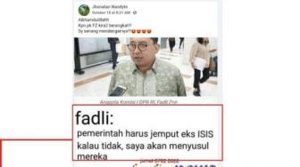 CEK FAKTA: Benarkah Fadli Zon Akan Jemput WNI Eks ISIS Sendiri?