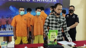 1 Kg Sabu Asal Aceh Gagal Masuk Lampung, 3 Pelaku Ditangkap Polisi