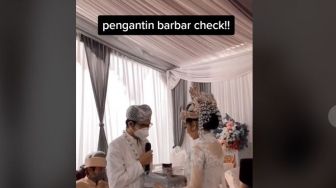 Video Pengantin Bar-bar, Masih Pakai Gaun tapi Nonton Aksi Geng Motor