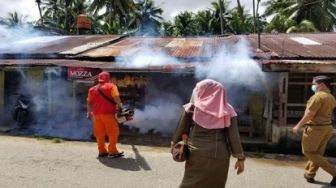 Waspada, DBD di Kuansing Capai 283 Kasus, Diskes Lakukan Fogging