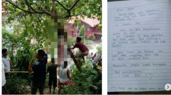 Viral Siswi SMA Gantung Diri di Pohon Jambu, Diduga karena Putus Cinta