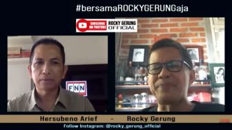 ILC Tema Habib Rizieq Tak Tayang, Rocky Gerung: Budaya Komkamtib Muncul