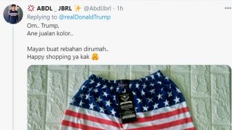 Orang Indonesia Numpang Jualan di Twitter Trump: Kolor hingga Telur Asin