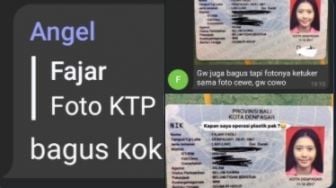 Tampilkan Sosok Wanita, Foto KTP Pemuda Ini Viral