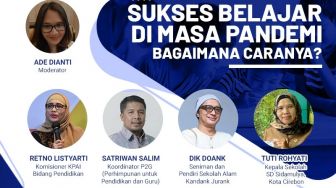 Hari Ini, 4 Pendidik Akan Berbagi Kiat Sukses Belajar di Masa Pandemi