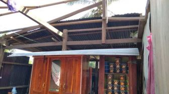 Rumah Warga di Mapilli Rusak Dihantam Puting Beliung