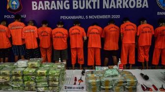 Pemusnahan 122 Kg Sabu & 10 Ribu Ekstasi, Kapolda Riau: Kami Buru Bandarnya