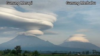 Apa Itu Lenticular Clouds? Ini Penjelasan Awan Seperti UFO di Gunung