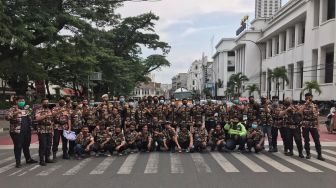 Gerakan Berbagi 28 Ribu Masker oleh Generasi Muda KB FKPPI Sumut