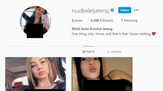 Akun Instagram RSUD Kelet Jateng Tampilkan Foto Syur, Diduga Diretas