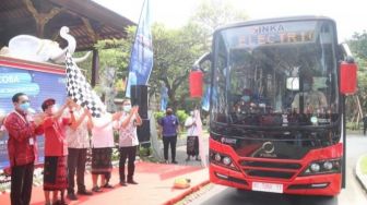 Bus Listrik Gratis ke Tempat Wisata Bali, Ini Daftar Rutenya