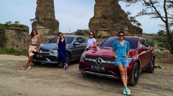 Luna Maya Cs Jelajah Jateng Bareng Mercedes-Benz GLC 300 4MATIC Coupe