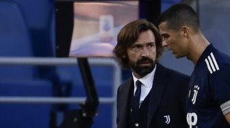 Andrea Pirlo Konfirmasi Cedera Ronaldo Usai Juventus Imbang Lawan Lazio