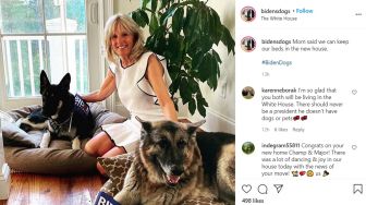 Anjingnya Gigit Staf Gedung Putih, Jill Biden Ungkap akan Pelihara Kucing