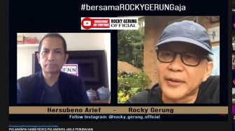 Rocky Gerung Sebut Istana Panik saat Rizieq Pulang: Biar Jadi Pelajaran