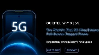 Diklaim Jadi HP 5G Pertama Berbaterai 8.000 mAh, Ini Fitur Oukitel WP10
