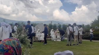 Berkonsep Outdoor, Jenita Janet Khawatir Lokasi Nikah Diguyur Hujan