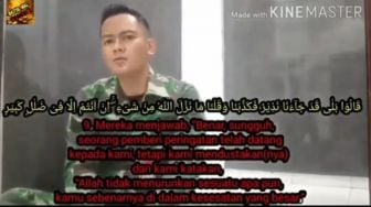 Ditahan POM, Beredar Video Suara Merdu Serka BDS Melantunkan Ayat Alquran