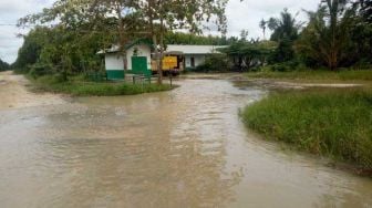 Sungai Meluap, Dua Desa di Pelalawan Terendam Banjir