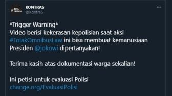 KontraS Unggah Video Kompilasi Kekerasan Polisi, Polri: Sangat Tendensi