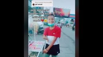 Gigih Jualan dengan Andalkan Satu Tangan, Remaja Ini Disemangati Warganet