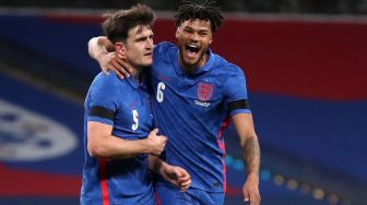 Maguire dan Sancho Cetak Gol, Inggris Hajar Republik Irlandia di Wembley