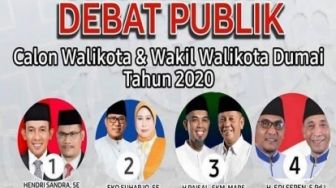 Terlewat? Simak Visi Misi Cawako Dumai Tadi Malam, Eko Suharjo Absen