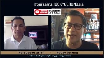 Sebut Moeldoko Ngaco Soal 3 Wakil Istana, Rocky Gerung: Tidak Bermutu!