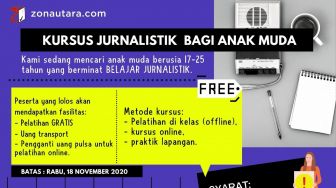 Ayo gabung kursus jurnalistik gratis khusus untuk kalian para milenial