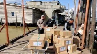 Meranti Jadi Daerah Pertama Terima Surat Suara, Kabupaten Lain Menyusul