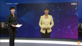 Stasiun Televisi Korea Selatan Ini Kenalkan Pembaca Berita AI