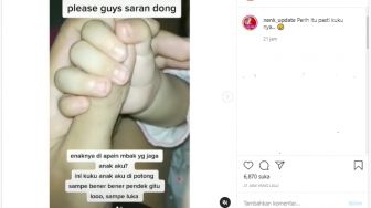 Viral Pengasuh Potong Kuku Bayi hingga Luka dan Kesakitan