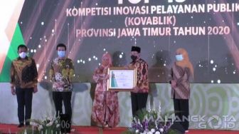 Pemkot Malang Sabet Dua Penghargaan Kovablik Provinsi Jatim
