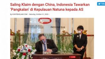 CEK FAKTA: Benarkah Indonesia Tawarkan Pangkalan di Natuna untuk AS?
