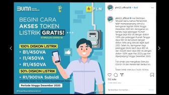 Cara Akses Token Listrik Gratis hingga Desember 2020 via Website dan WA