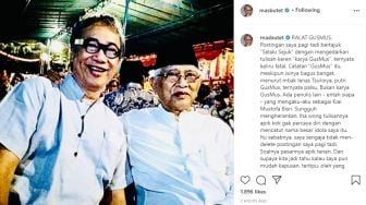 Butet Kartaredjasa Unggah Tulisan Gus Mus di Instagram, Ternyata Palsu