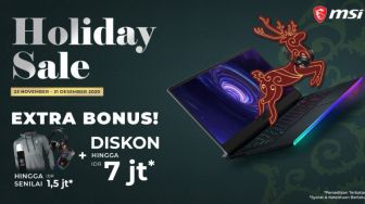 Holiday Sale, Ayo Dapatkan Hadiah dan Diskon Khusus Produk Keren MSI!