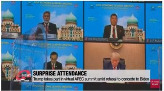 Ngeyel, Donald Trump Ogah Pakai Latar KTT APEC saat Konferensi Virtual