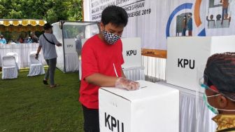 Jelang Pilkada Bantul, KPU Gelar Simulasi Pemungutan Suara dengan Prokes